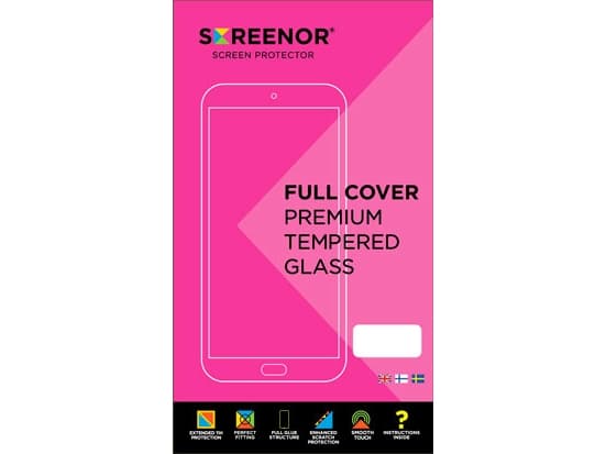 Screenor Full cover, Honor, 90 Lite, Likaa hylkivä, Iskunkestävä, Naarmuuntumisenkestävä, Läpinäkyvä, 1 kpl