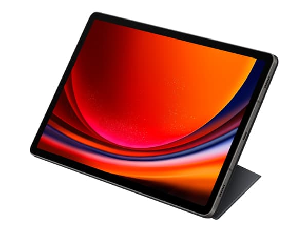 Samsung EF-BX710 - Vikbart fodral för surfplatta - svart - för Galaxy Tab S9, Tab S9 FE