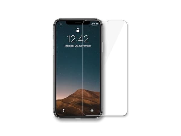 Woodcessories Panzerglas - Skjermbeskyttelse for mobiltelefon - glass - blank - for Apple iPhone XS Max