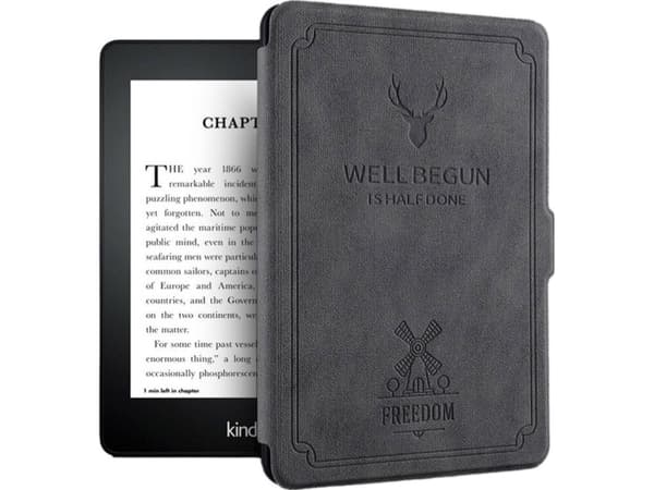 Strado Cover Smart Motto-deksel for Kindle Paperwhite 1/2/3 (grå) universal