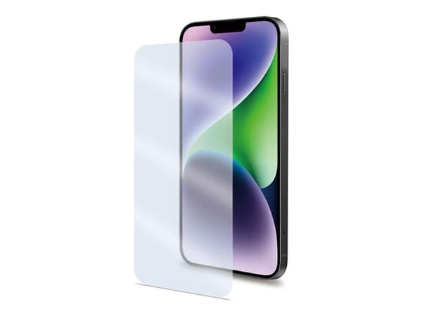 Celly Easy - Skärmskydd för mobiltelefon - glas - för Apple iPhone 15 Plus