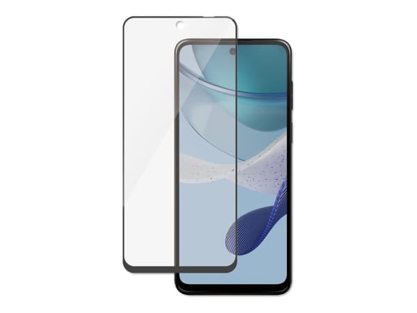 PanzerGlass - Skjermbeskyttelse for mobiltelefon - ultrabred passform - glass - rammefarge svart - for Motorola Moto G13, G23, G53, G53 5G