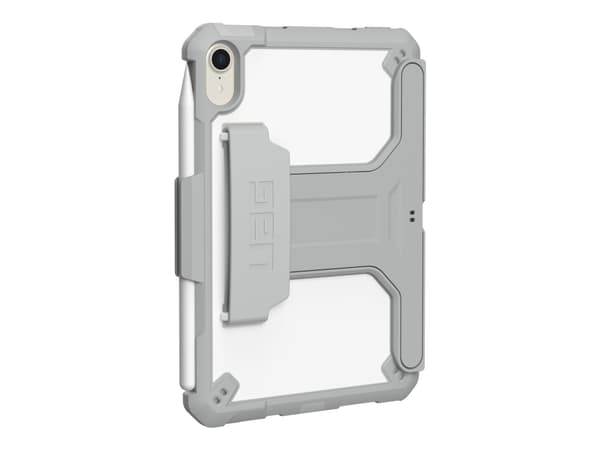 UAG Rugged Case for iPad Mini (6th Gen 2021) [6.3-in] - Scout White/Gray - Baksidesskydd för surfplatta - robust - antimikrobiell - vit/grå - för App