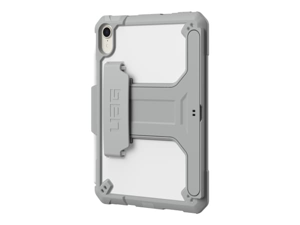 UAG Rugged Case for iPad Mini (6th Gen 2021) [6.3-in] - Scout White/Gray - Baksidesskydd för surfplatta - robust - antimikrobiell - vit/grå - för App