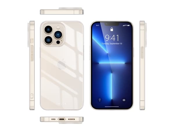 nevox StyleShell Flex, suojakuori, Apple, iPhone 15 Pro, 15,5 cm (6.1"), läpinäkyvä
