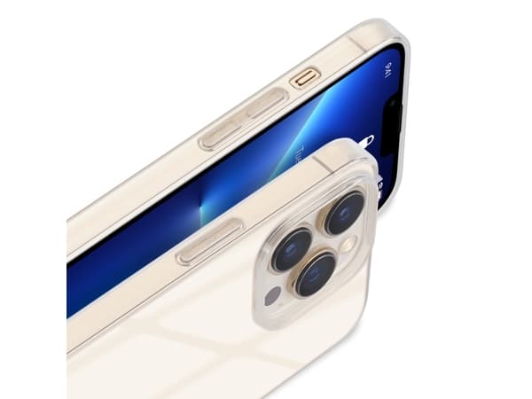 nevox StyleShell Flex, suojakuori, Apple, iPhone 15 Pro, 15,5 cm (6.1"), läpinäkyvä