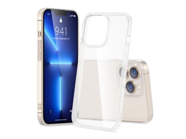 nevox StyleShell Flex, suojakuori, Apple, iPhone 15 Pro, 15,5 cm (6.1"), läpinäkyvä