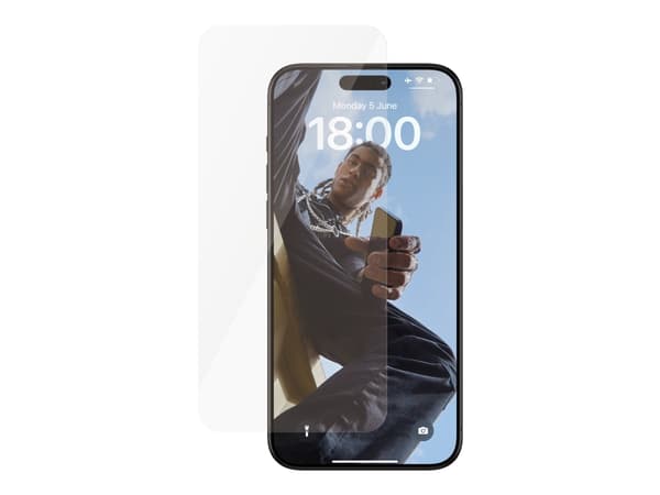SAFE. by PanzerGlass - Skjermbeskyttelse for mobiltelefon - ultrabred passform - glass - for Apple iPhone 15 Pro Max