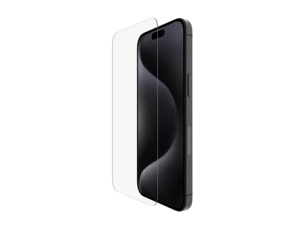 Belkin UltraGlass 2 - Skjermbeskyttelse for mobiltelefon - glass - for Apple iPhone 15 Pro Max