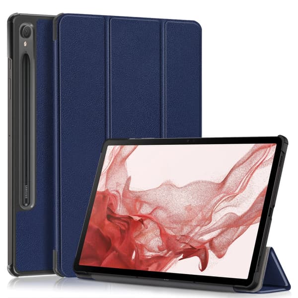 Samsung Galaxy Tab S9 Fodral Tri-fold Mörkblå