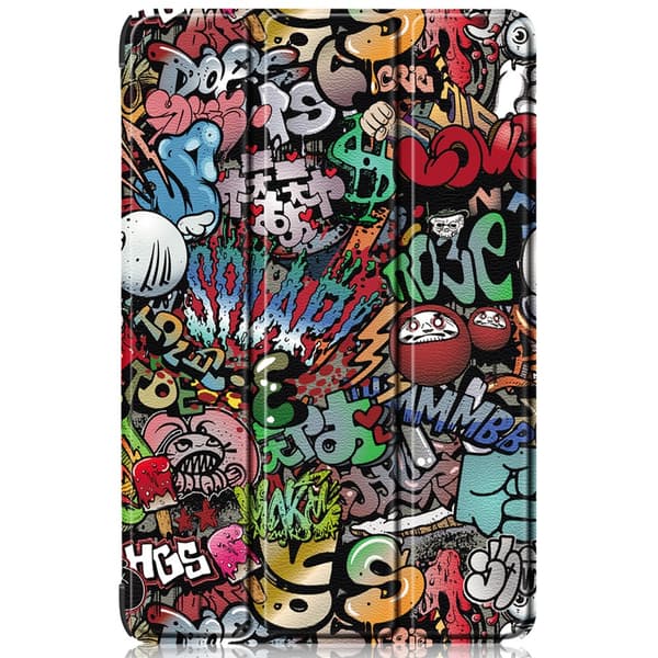 Samsung Galaxy Tab S9 Fodral Tri-fold Graffiti