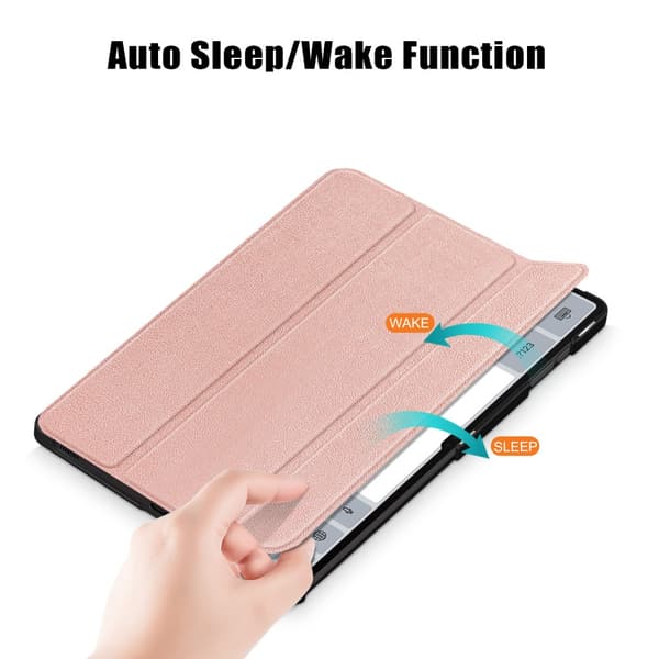 Samsung Galaxy Tab S9 Ultra Fodral Tri-fold Rosa