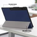 Miniatyrbild 8 av 10: Samsung Galaxy Tab S9 Ultra Fodral Tri-fold Mörkblå