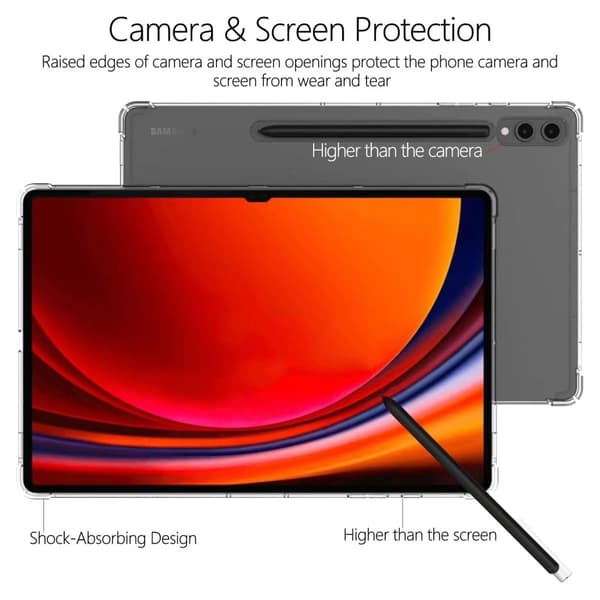Skal Samsung Galaxy Tab S9 Ultra TPU Transparent