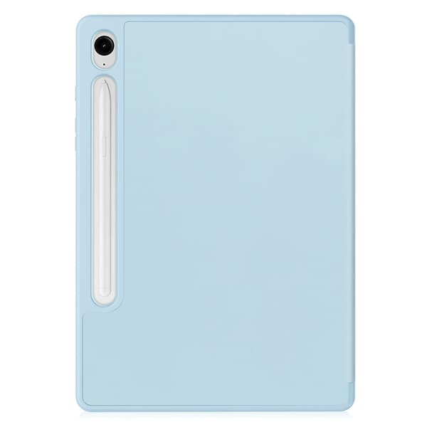 Samsung Galaxy Tab S9 FE Fodral Tri-Fold Med Pen-hållare Blå