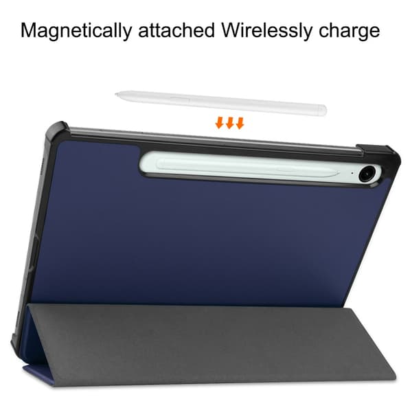 Samsung Galaxy Tab S9 FE Fodral Tri-fold Mörkblå