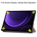 Miniatyrbild 4 av 9: Samsung Galaxy Tab S9 FE Fodral Tri-fold Rosa