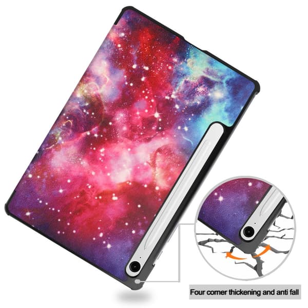 Samsung Galaxy Tab S9 FE Fodral Tri-fold Stjärnhimmel