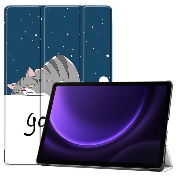 Samsung Galaxy Tab S9 FE Fodral Tri-fold Katt