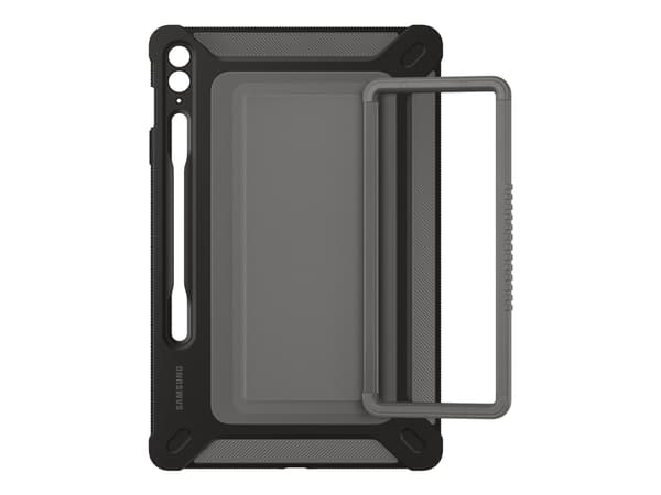 Samsung EF-RX610 - Baksidedeksel for nettbrett - robust - utendørs - titan - for Galaxy Tab S9 FE+