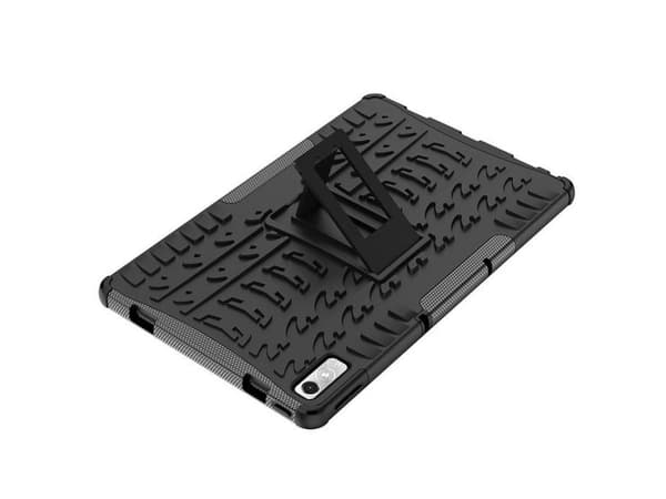eSTUFF Portland - Baksidedeksel for nettbrett - robust - polykarbonat, termoplast-polyuretan (TPU) - svart - for Lenovo Tab P11 (2nd Gen)