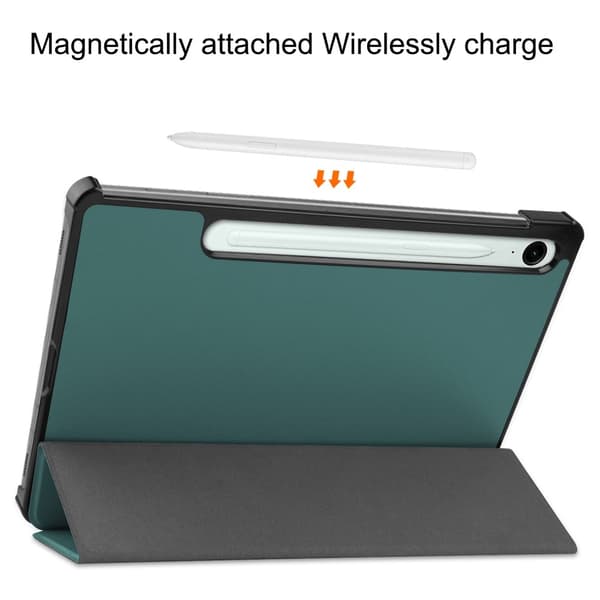 Slim Fit Cover Fodral Till Samsung Galaxy Tab S9 FE - Grön
