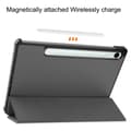 Miniatyrbild 3 av 9: Slim Fit Cover Fodral Till Samsung Galaxy Tab S9 FE - Grå