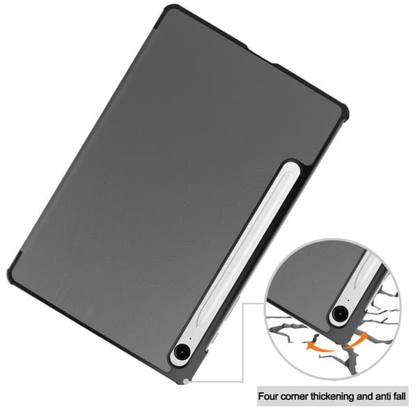 Slim Fit Cover Fodral Till Samsung Galaxy Tab S9 FE - Grå