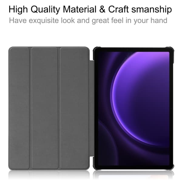 Slim Fit Cover Fodral Till Samsung Galaxy Tab S9 FE - Grå