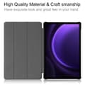 Miniatyrbild 8 av 9: Slim Fit Cover Fodral Till Samsung Galaxy Tab S9 FE - Grå