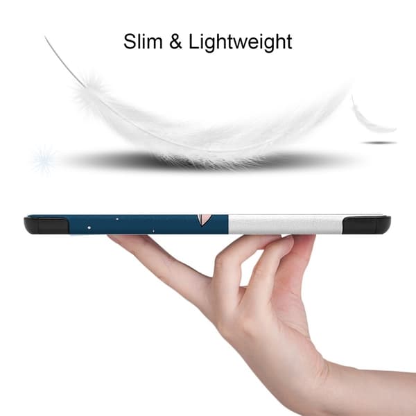 Kolmen taittotelineen älykotelo Samsung Galaxy Tab S9 FE -puhelimelle