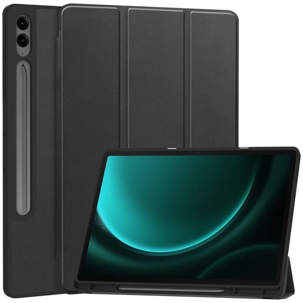 Trifoldet stativ Smart Taske til Samsung Galaxy Tab S9 FE+ / Tab S9+