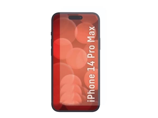 DISPLEX Real Glass - Skärmskydd för mobiltelefon - tempered glass - 2D - glas - för Apple iPhone 14 Pro Max