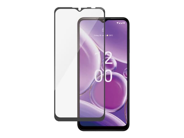 PanzerGlass - Skjermbeskyttelse for mobiltelefon - ultrabred passform - glass - rammefarge svart - for Nokia G42 5G