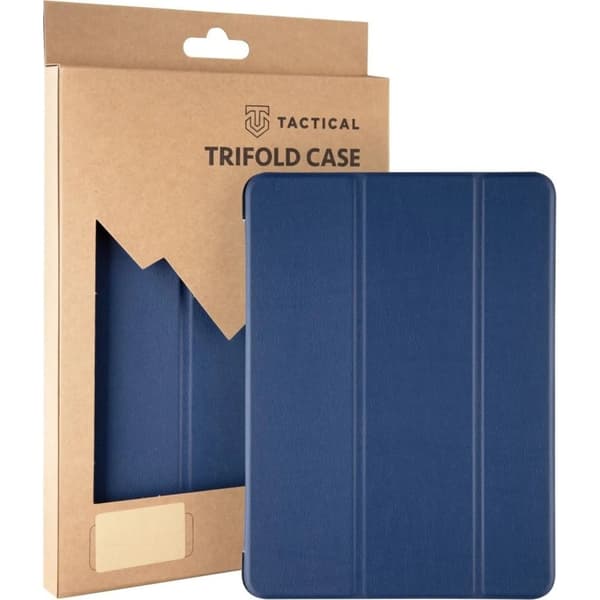 Tactical Book Tri Fold Fodral för Samsung Galaxy TAB A9+ 11'' Blå
