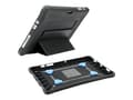 Miniatyrbilde 1 av 5: Mobilis PROTECH - Baksidedeksel for nettbrett - med stativ og håndstropp, forsterket - svart - for Microsoft Surface Go, Go 2, Go 3