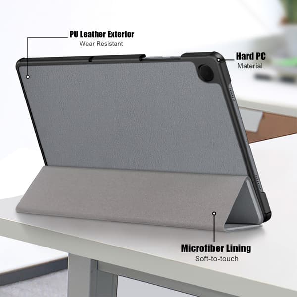 Samsung Galaxy Tab A9 Plus Fodral Tri-fold Grå