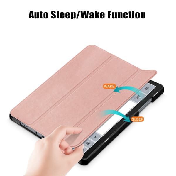 Samsung Galaxy Tab A9 Plus Fodral Tri-fold Roséguld