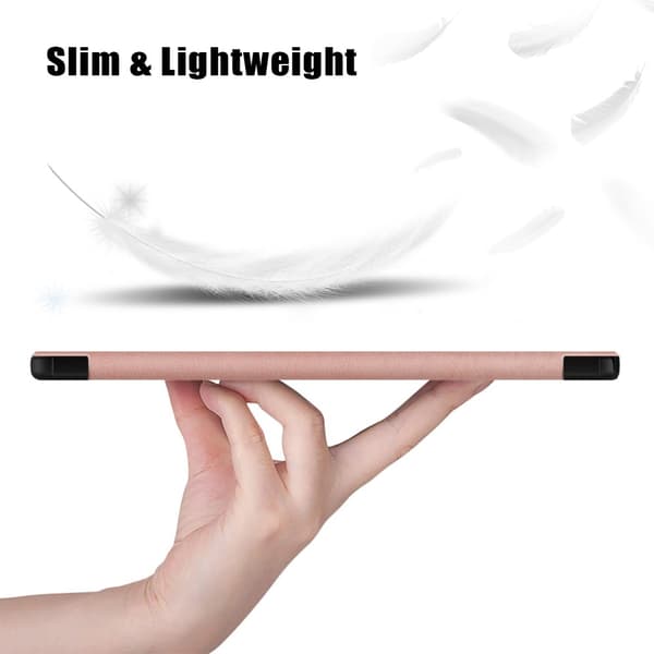 Samsung Galaxy Tab A9 Plus Fodral Tri-fold Roséguld