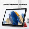 Miniatyrbild 5 av 10: Samsung Galaxy Tab A9 Plus Fodral Tri-fold Röd