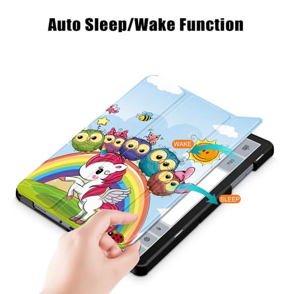 Samsung Galaxy Tab A9 Plus Fodral Tri-fold Ugglor