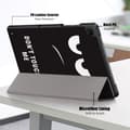 Miniatyrbild 6 av 10: Samsung Galaxy Tab A9 Plus Fodral Tri-fold Don't Touch Me
