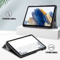 Miniatyrbild 3 av 9: Samsung Galaxy Tab A9 Fodral Tri-fold Grå