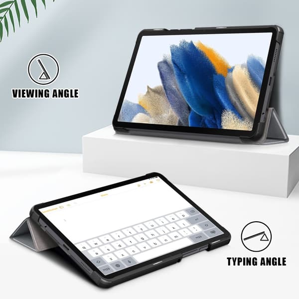 Samsung Galaxy Tab A9 Fodral Tri-fold Grå