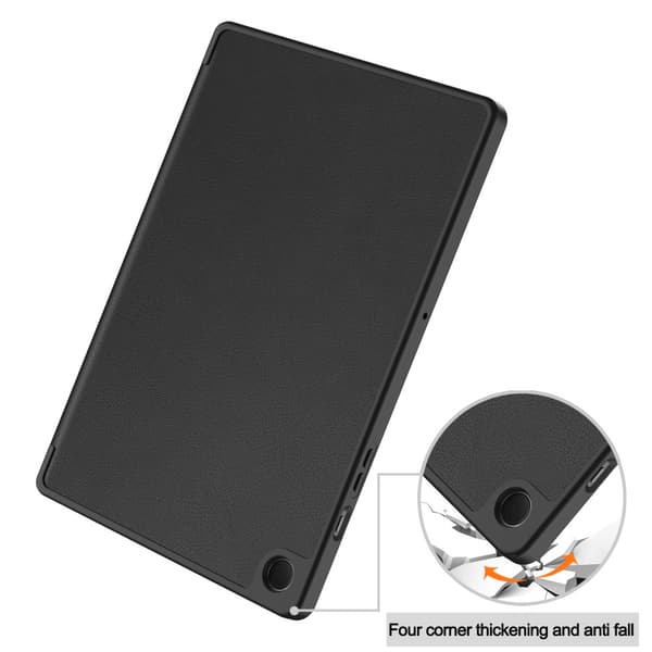 Samsung Galaxy Tab A9 Plus Fodral Tri-Fold Med Pen-hållare Svart