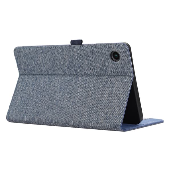 Samsung Galaxy Tab A9+ Vikbart fodral korthållare Tygtextur