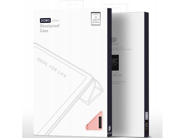 Dėklas Dux Ducis Domo Samsung X610/X616 Tab S9 FE Plus rožinis