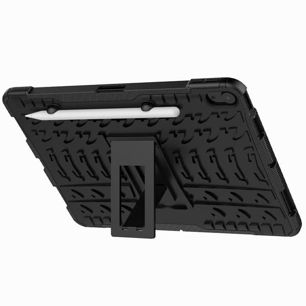 Hybridskal iPad Air 10.9 5th Gen (2022) Med Pencil-hållare Svart