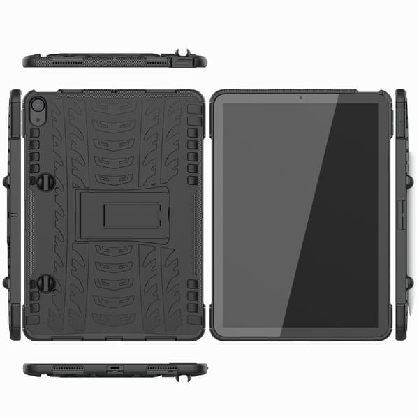Hybridskal iPad Air 10.9 5th Gen (2022) Med Pencil-hållare Svart