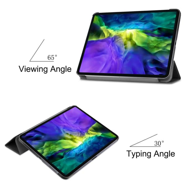 iPad Pro 11 3rd Gen (2021) Fodral Tri-fold Svart